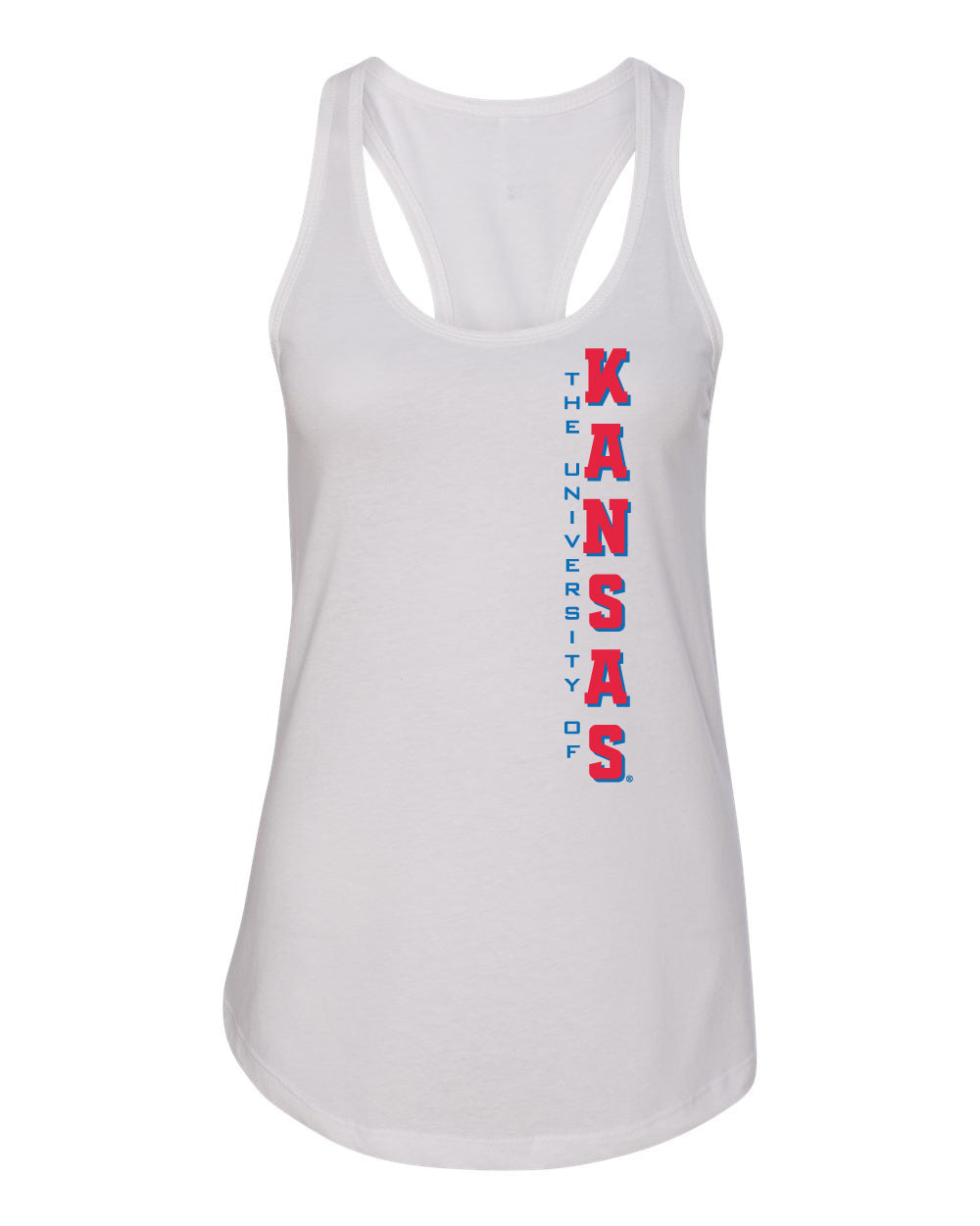 Women's Kansas Jayhawks Tank Top - Vertical University of Kansas
