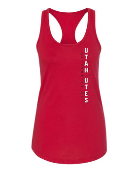 Women's Utah Utes Tank Top - Vertical University of Utah Utes