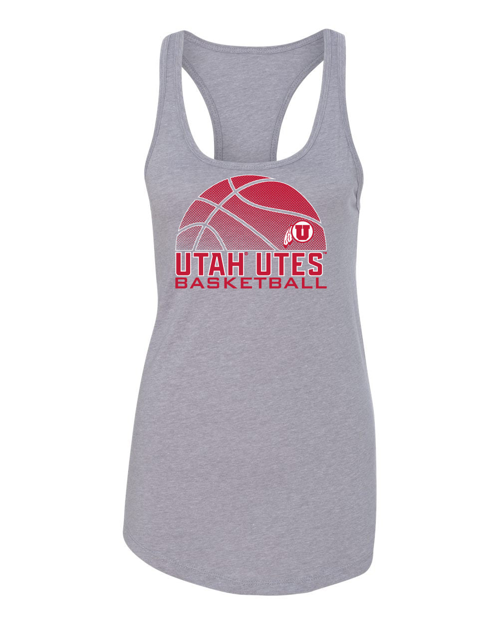 Women's Utah Utes Tank Top - Utah Utes Basketball with Logo