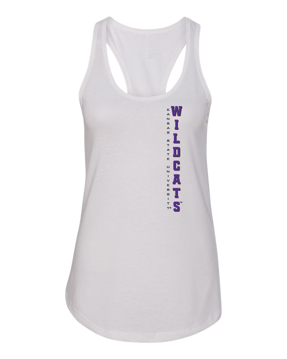 Women's K-State Wildcats Tank Top - Vertical Kansas State Wildcats