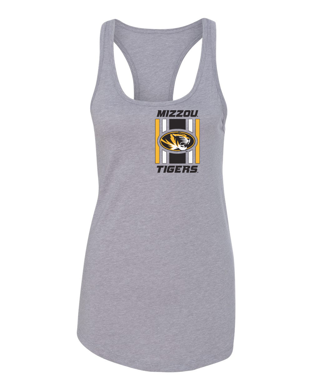 Women's Missouri Tigers Tank Top - Vert Stripe Mizzou Tigers