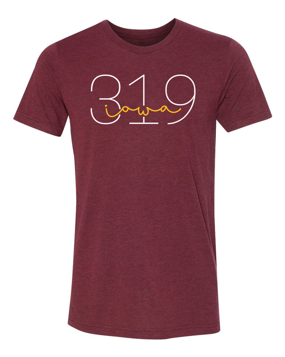 Women's Iowa State Cyclones Premium Tri-Blend Tee Shirt - 319 Area Code