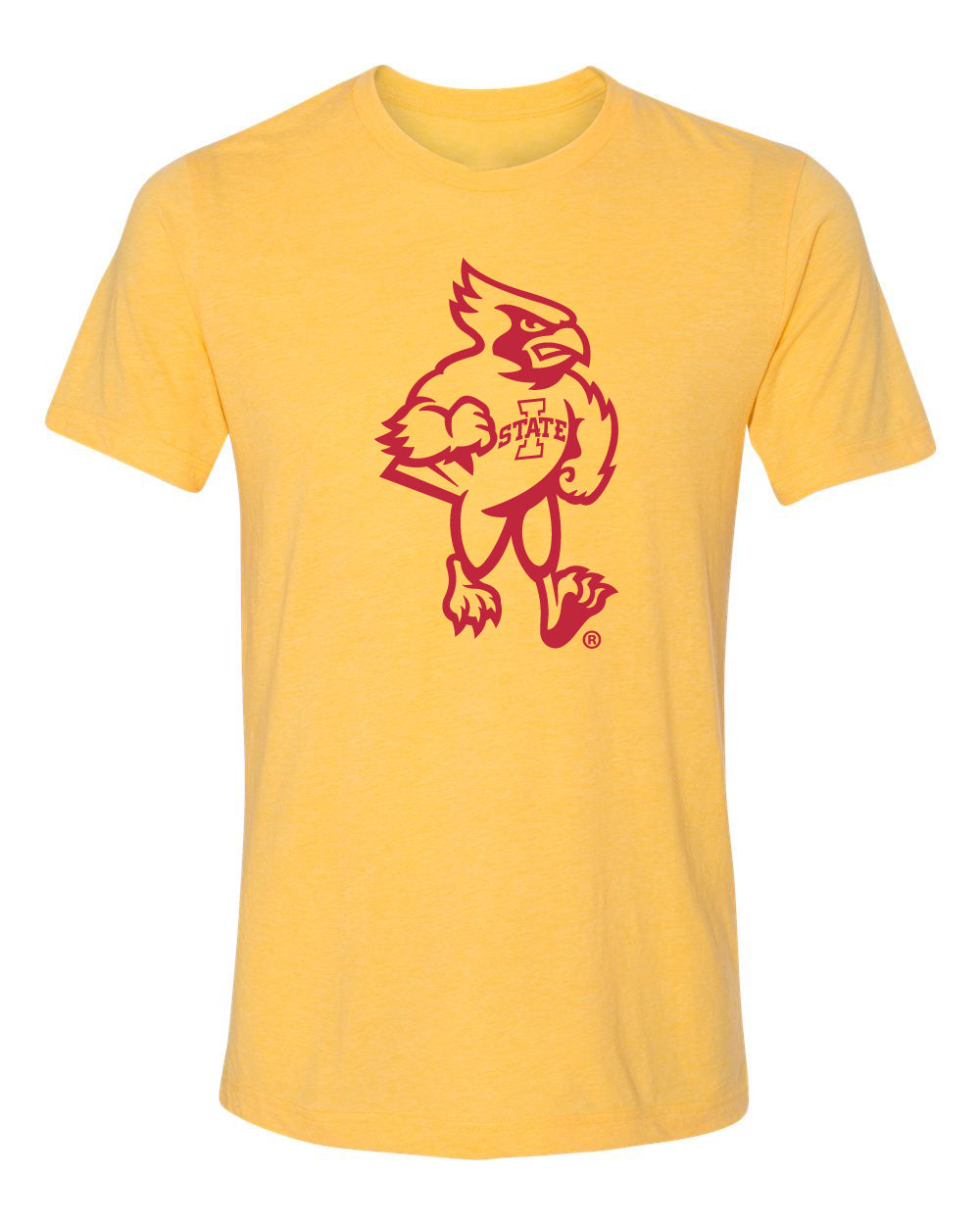 Women's Iowa State Cyclones Premium Tri-Blend Tee Shirt - Mascot Cy Full Body