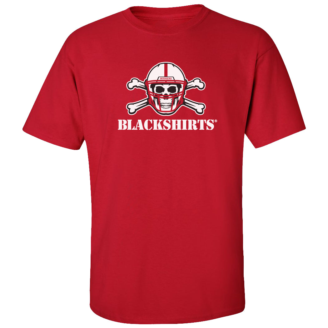 Nebraska Huskers Tee Shirt - NEW Official Blackshirts Logo
