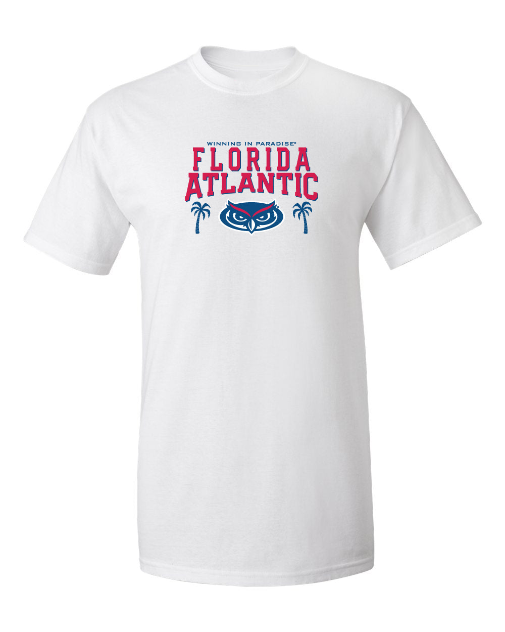 Florida Atlantic Owls Tee Shirt - FAU Logo Winning in Paradise