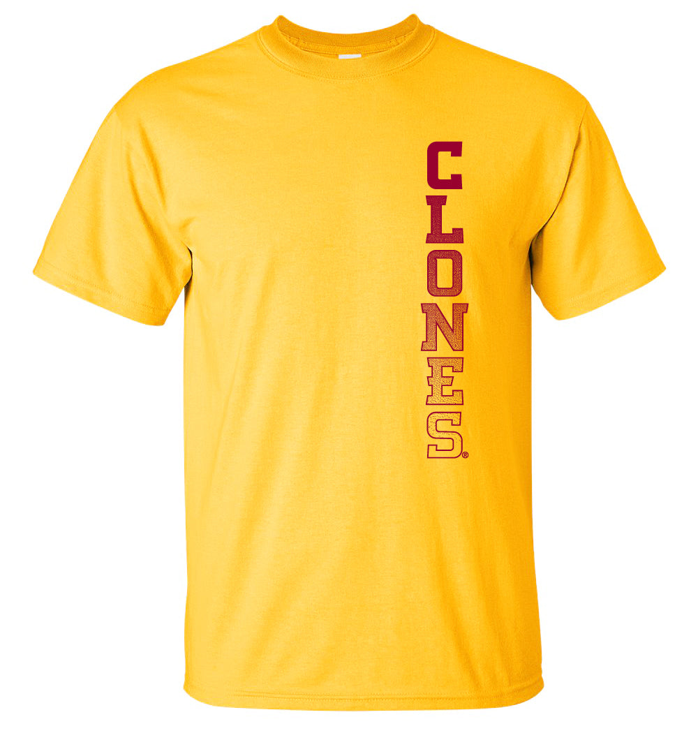 Iowa State Cyclones Tee Shirt - Vertical Clones Fade