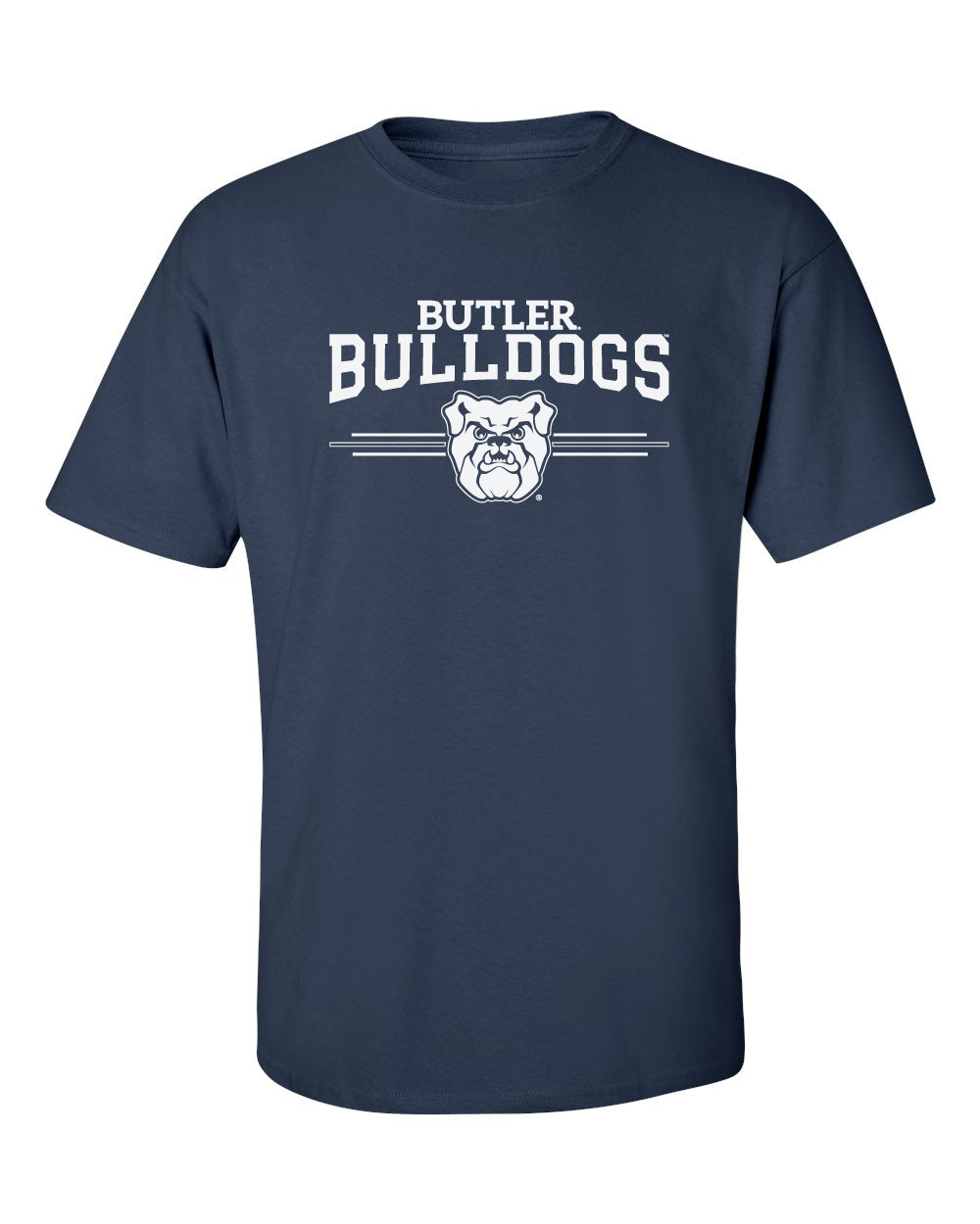 Butler Bulldogs Tee Shirt - Bulldogs 3 Stripe Primary Logo