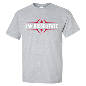 San Diego State Aztecs Tee Shirt - SDSU Football Laces
