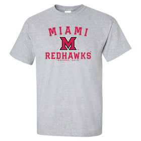 Miami University RedHawks Tee Shirt - Miami of Ohio Primary Logo