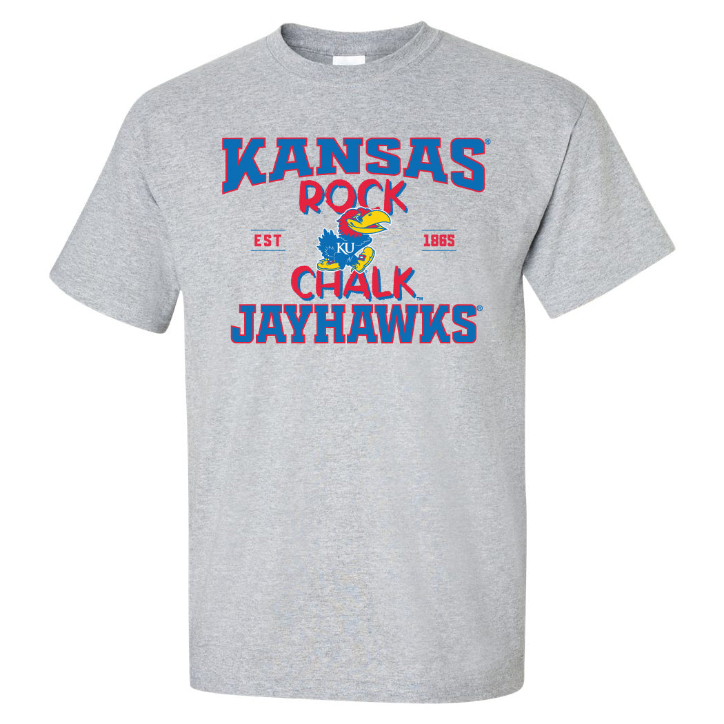 Kansas Jayhawks Tee Shirt - Rock Chalk Jayhawks