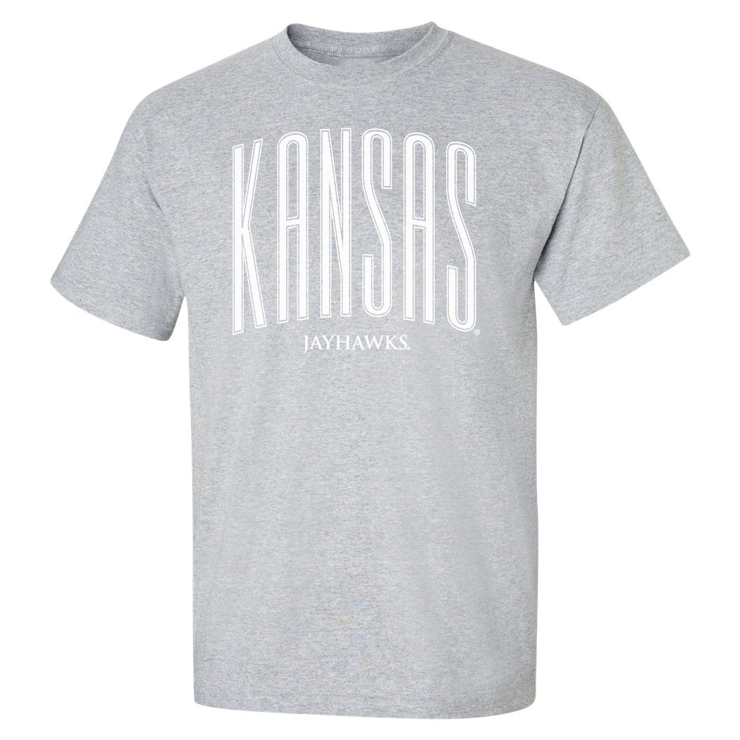 Kansas Jayhawks Tee Shirt - Tall Kansas Small Jayhawks