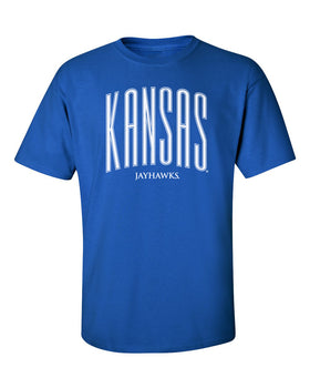 Kansas Jayhawks Tee Shirt - Tall Kansas Small Jayhawks