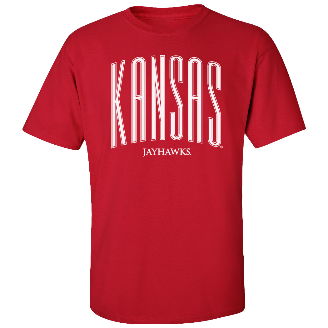 Kansas Jayhawks Tee Shirt - Tall Kansas Small Jayhawks