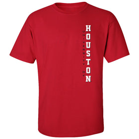 Houston Cougars Tee Shirt - Vertical University of Houston