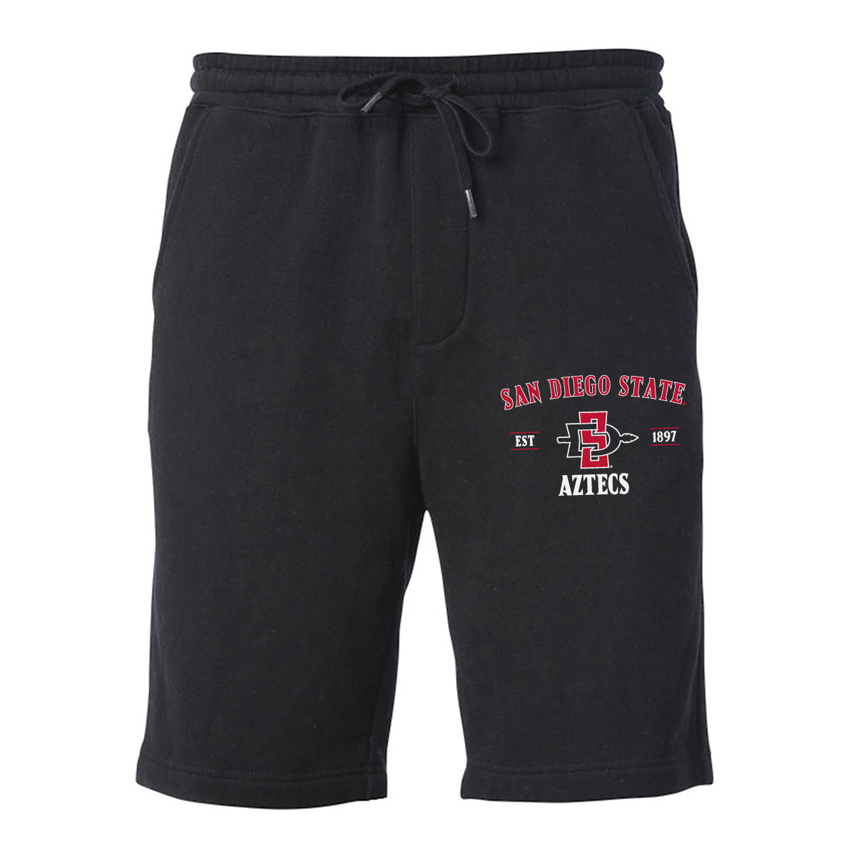 San Diego State Aztecs Premium Fleece Shorts - SDSU Primary Logo