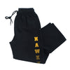 Iowa Hawkeyes Premium Fleece Sweatpants - Vertical Hawks Fade