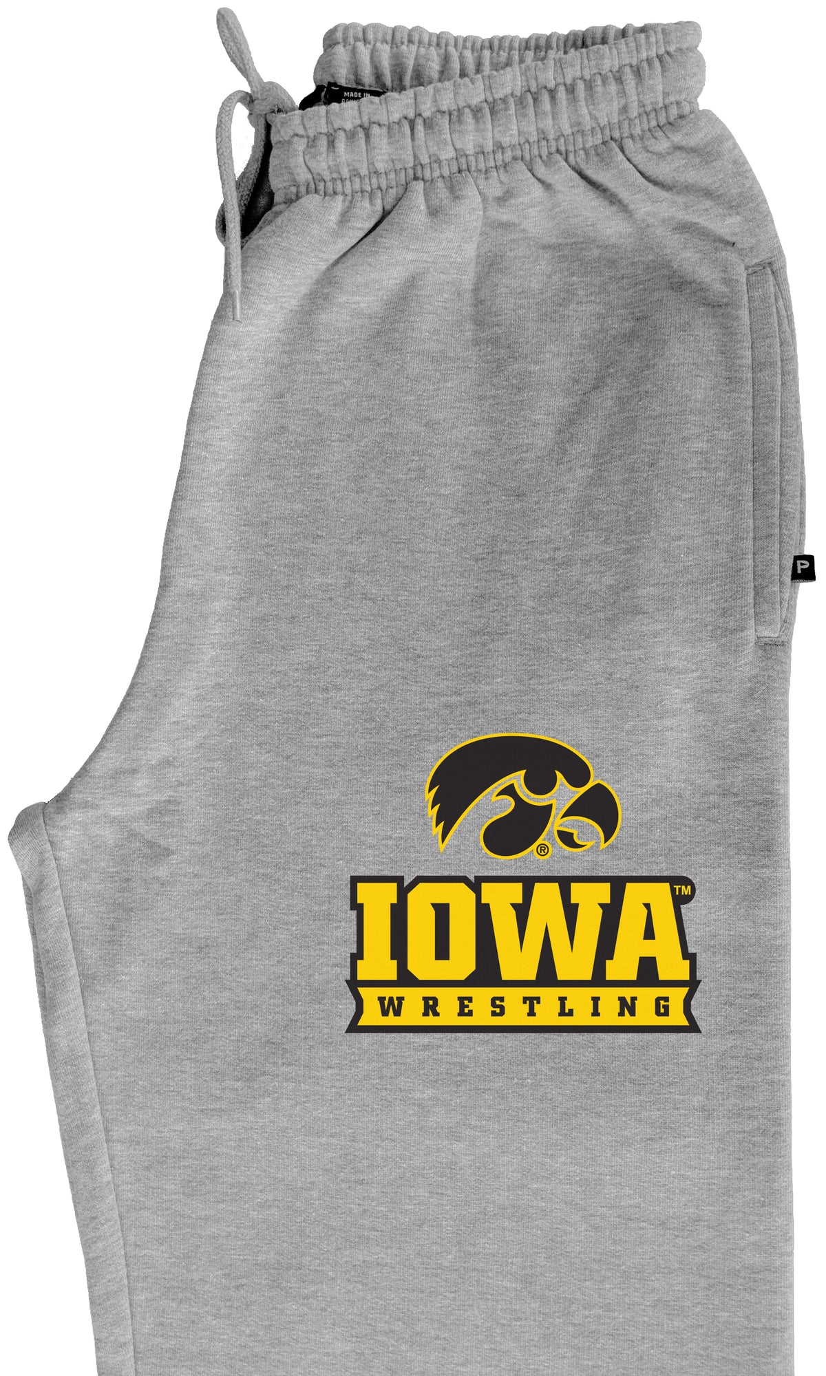 Iowa Hawkeyes Premium Fleece Sweatpants - Iowa Wrestling Black and Gold