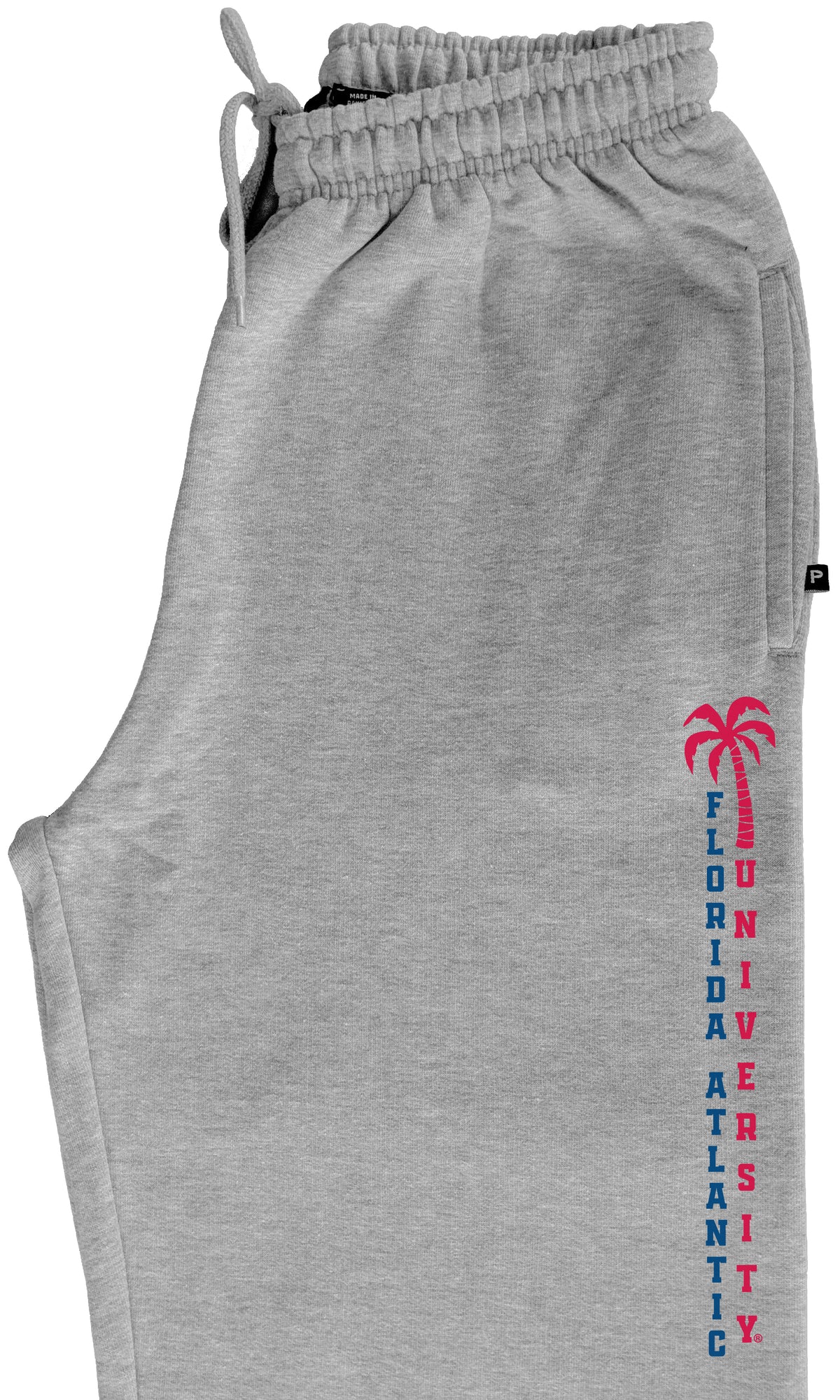Florida Atlantic Owls Premium Fleece Sweatpants - FAU Vertical Palm Tree