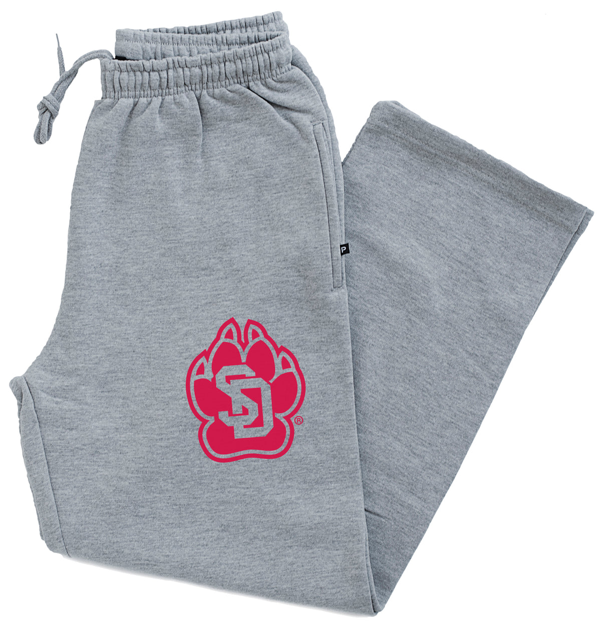 South Dakota Coyotes Premium Fleece Sweatpants - SD Coyote Paw