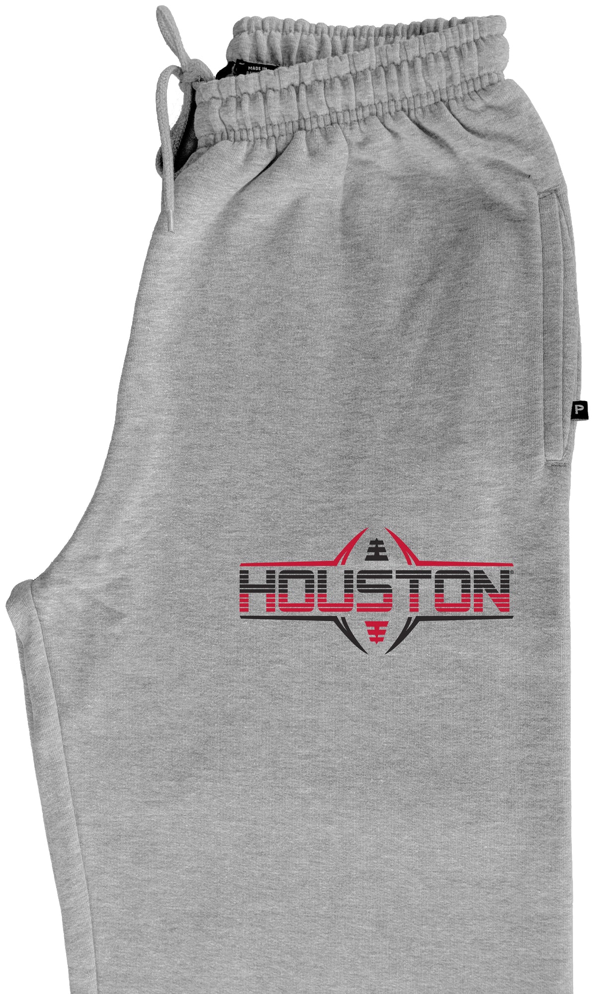 Houston Cougars Premium Fleece Sweatpants - Striped Houston Football Laces