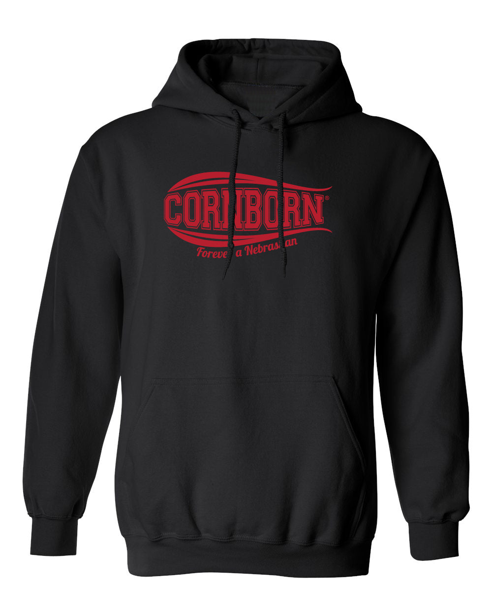 Nebraska Hooded Sweatshirt - CORNBORN - Forever a Nebraskan