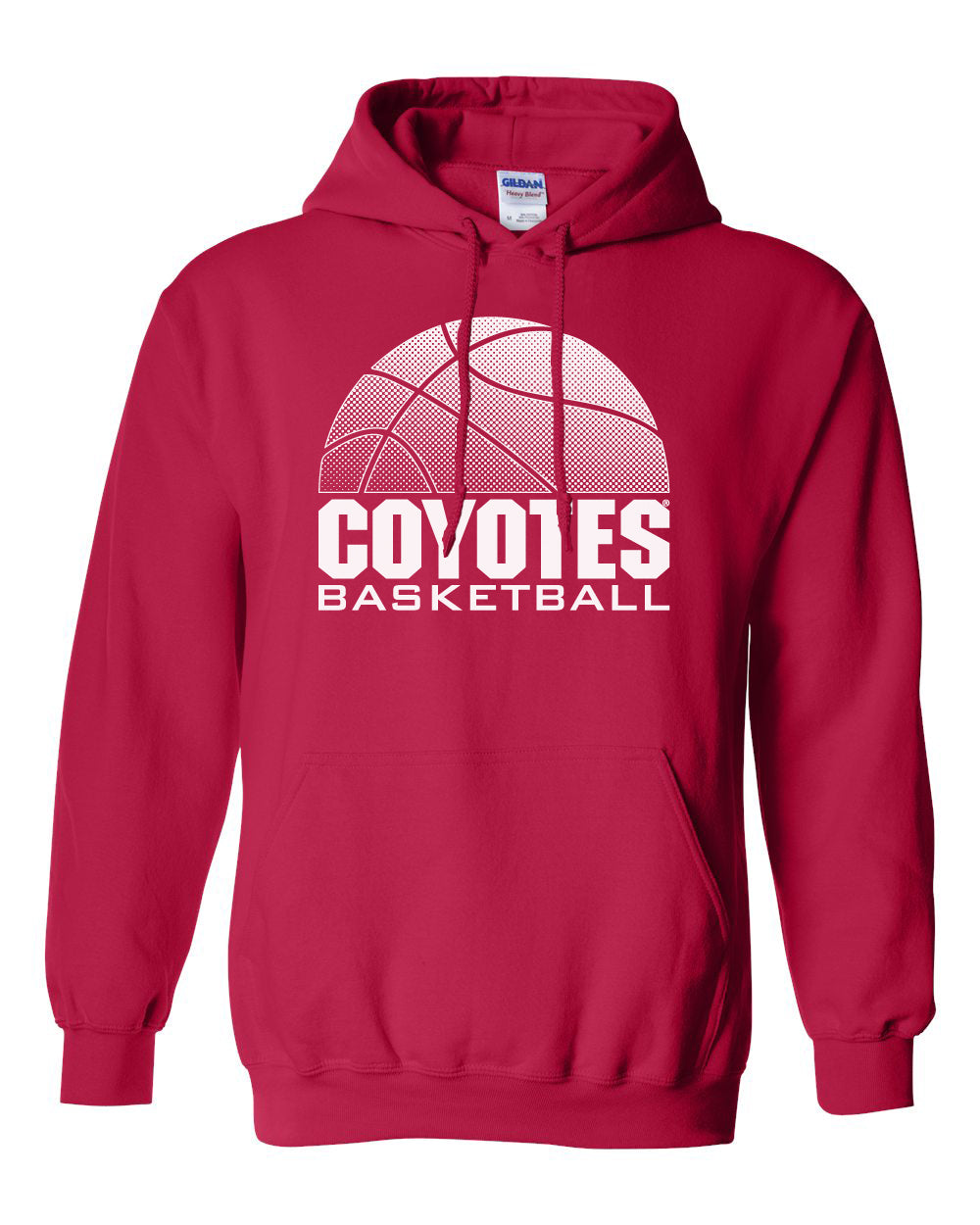 South Dakota Coyotes Hooded Sweatshirt - Coyotes Basketball
