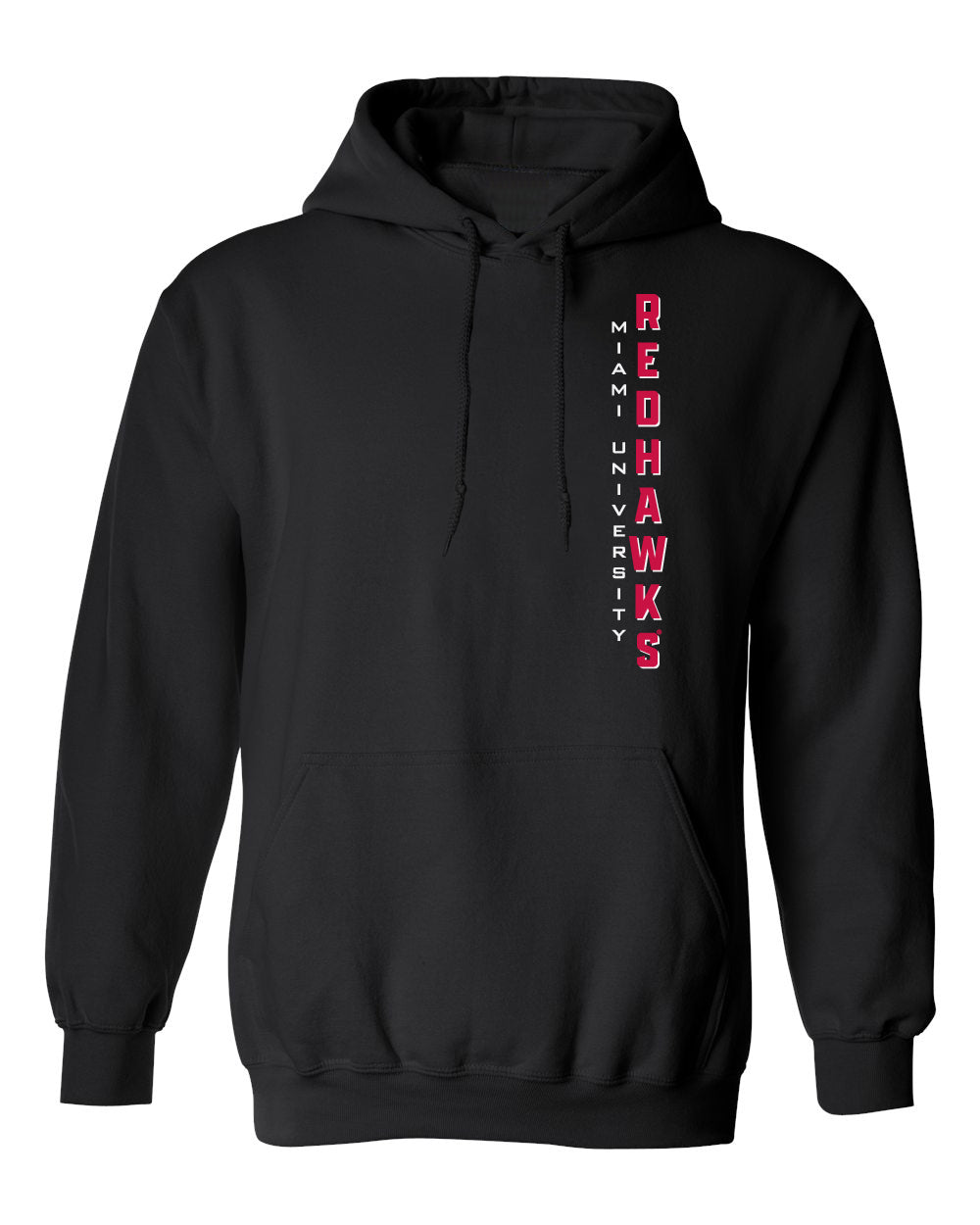 Miami University RedHawks Hooded Sweatshirt - Vert Miami University Redhawks