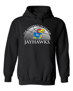 Kansas Jayhawks Hooded Sweatshirt - Kansas Basketball Primary Logo