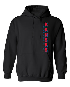 Kansas Jayhawks Hooded Sweatshirt - Vertical University of Kansas