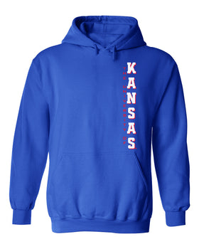Kansas Jayhawks Hooded Sweatshirt - Vertical University of Kansas