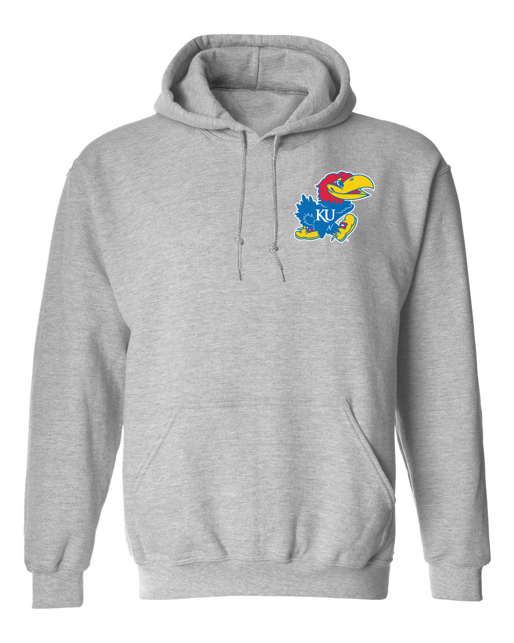 Kansas Jayhawks Hooded Sweatshirt - Lone Kansas Jayhawk