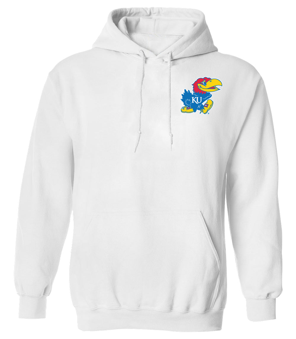 Kansas Jayhawks Hooded Sweatshirt - KU Primary Logo