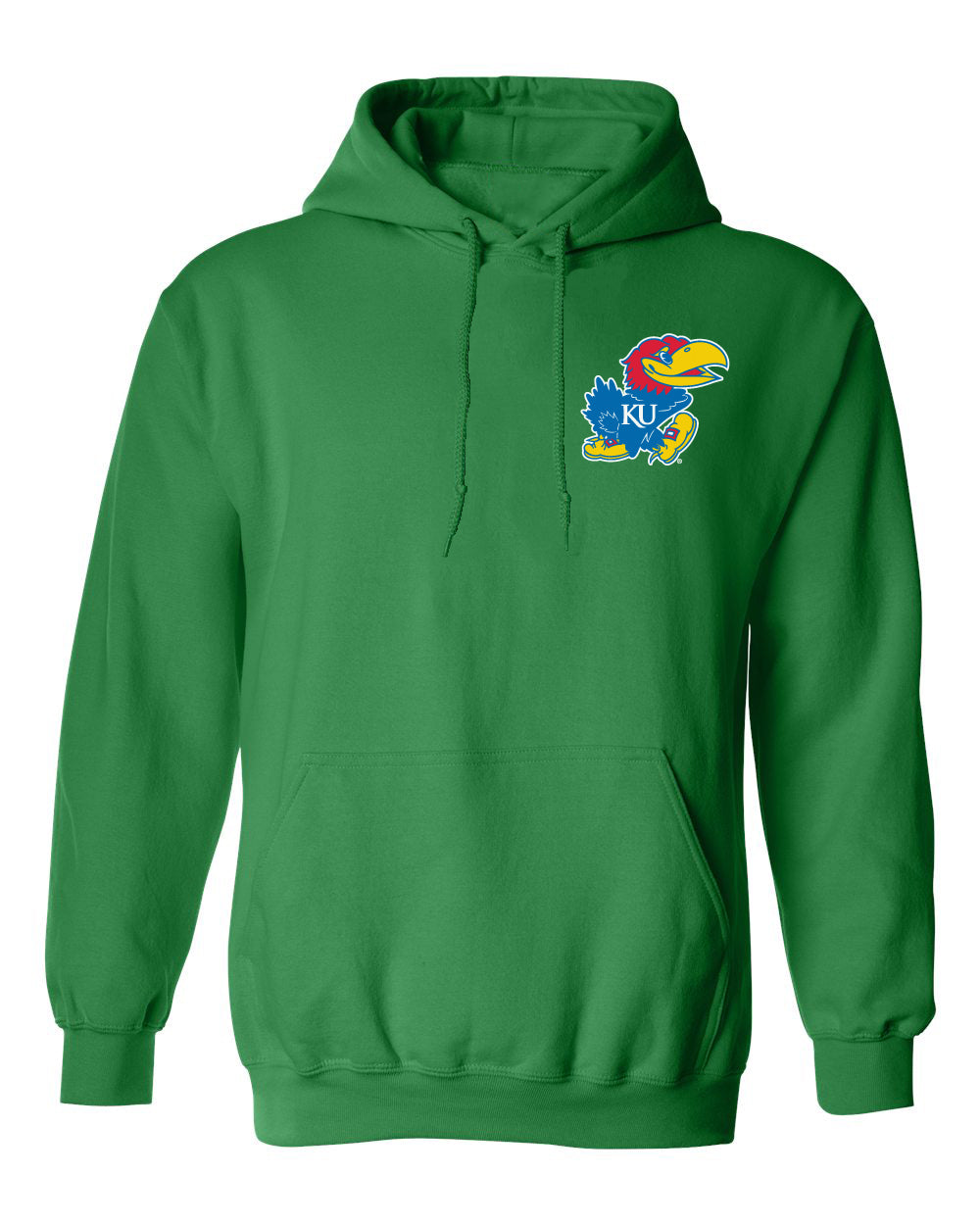 Kansas Jayhawks Hooded Sweatshirt - Lone Kansas Jayhawk