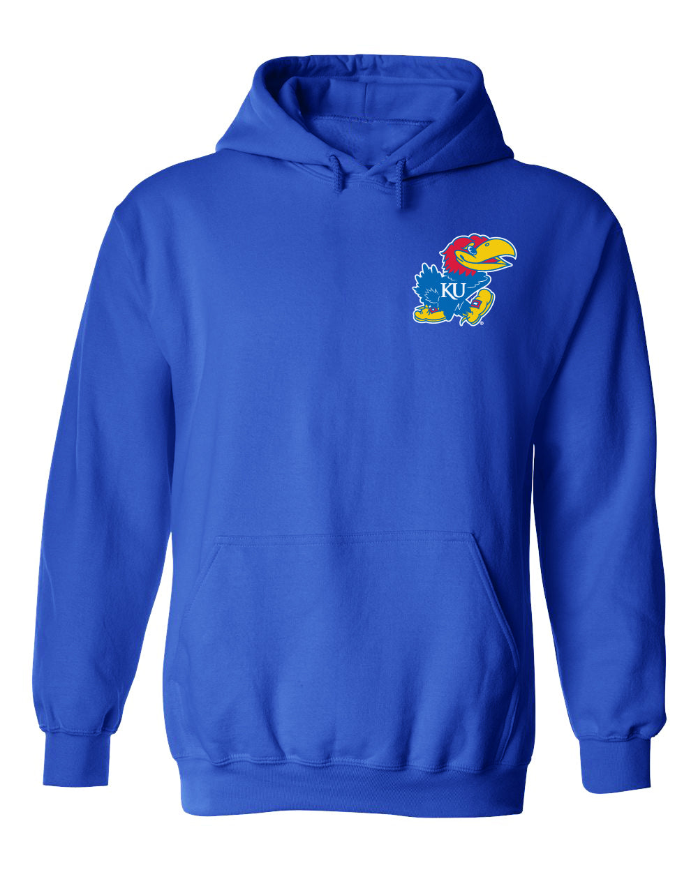 Kansas Jayhawks Hooded Sweatshirt - Lone Kansas Jayhawk