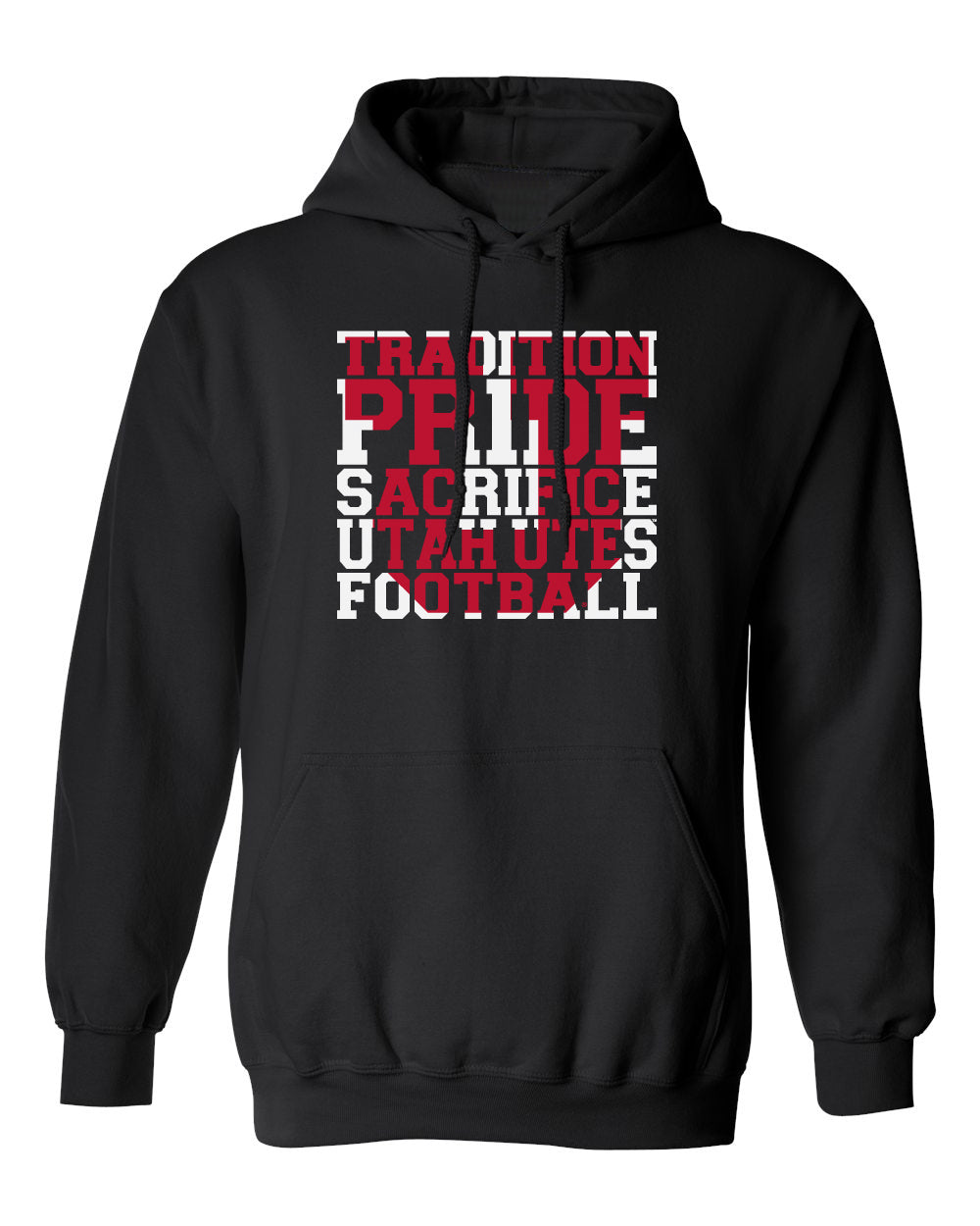 Utah Utes Hooded Sweatshirt - Utah Utes Football Tradition