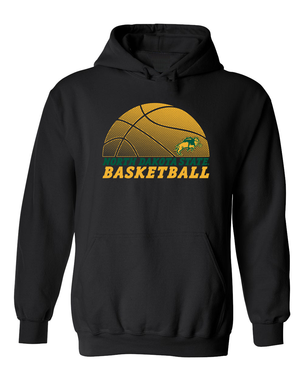 NDSU Bison Hooded Sweatshirt - North Dakota State Bison Basketball