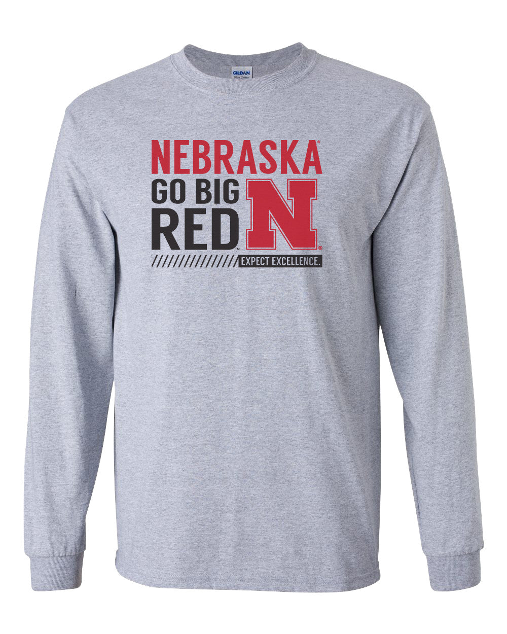 Nebraska "Expect Excellence" Long Sleeve Tee Shirt