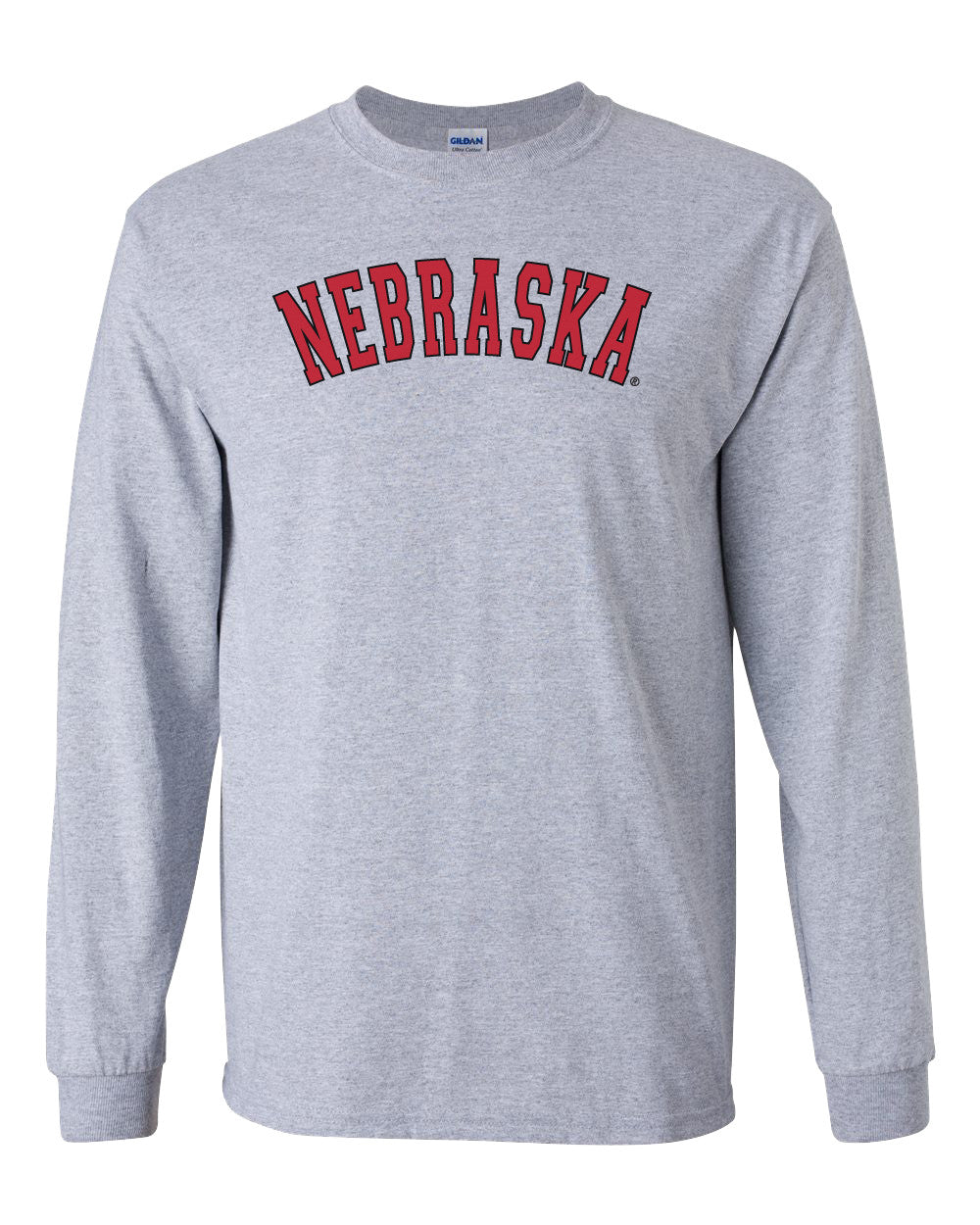 NEBRASKA Arch Long Sleeve Tee Shirt