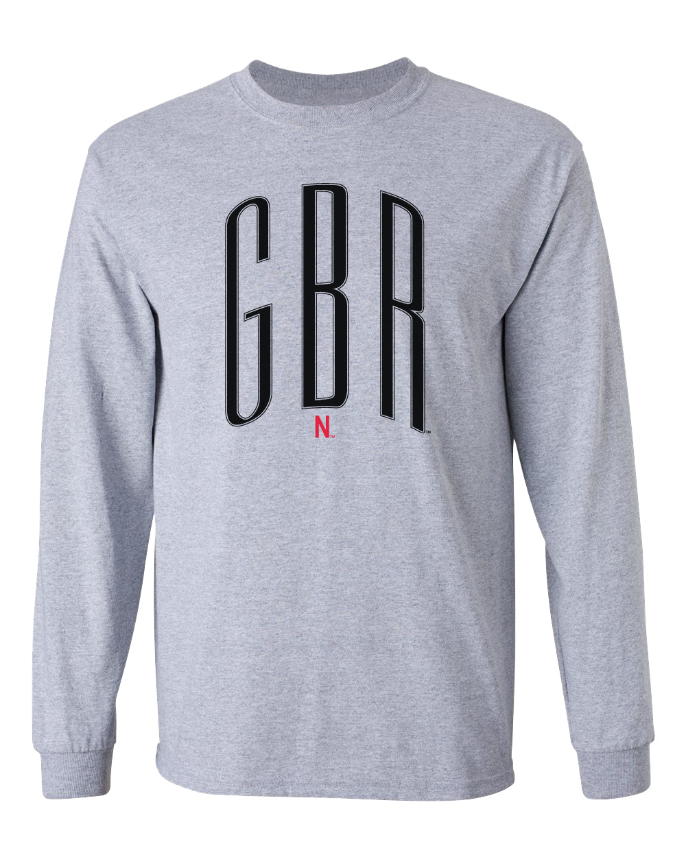 Nebraska Huskers Long Sleeve Tee Shirt - Black GBR