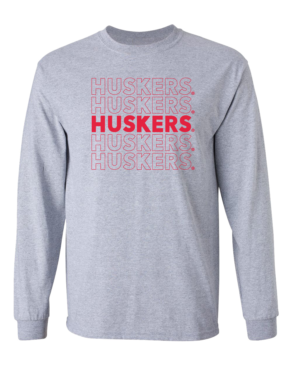 Nebraska Huskers Long Sleeve Tee Shirt - Huskers Times 5