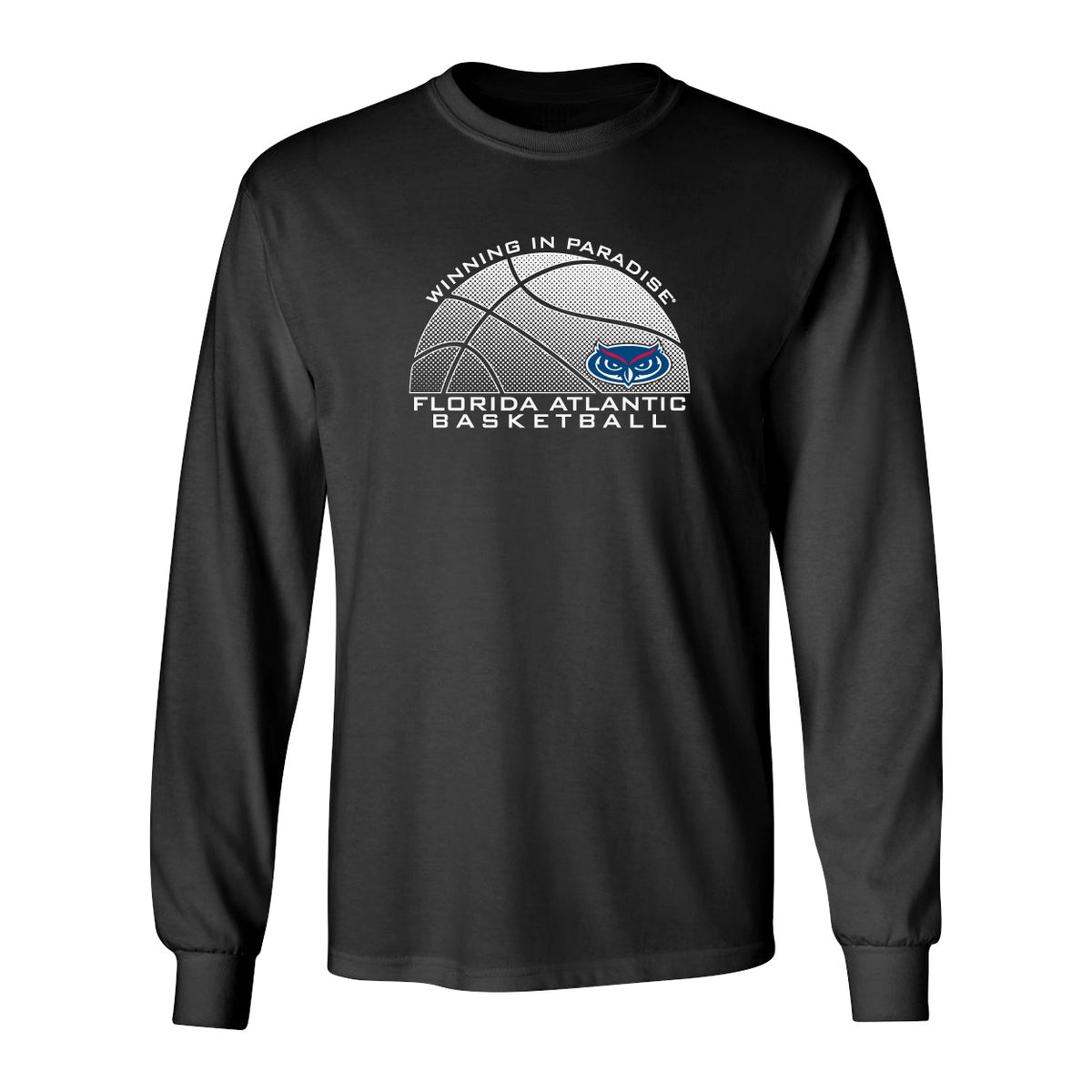 Florida Atlantic Owls Long Sleeve Tee Shirt - FAU Basketball