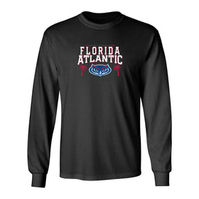 Florida Atlantic Owls Long Sleeve Tee Shirt - FAU Logo Winning in Paradise