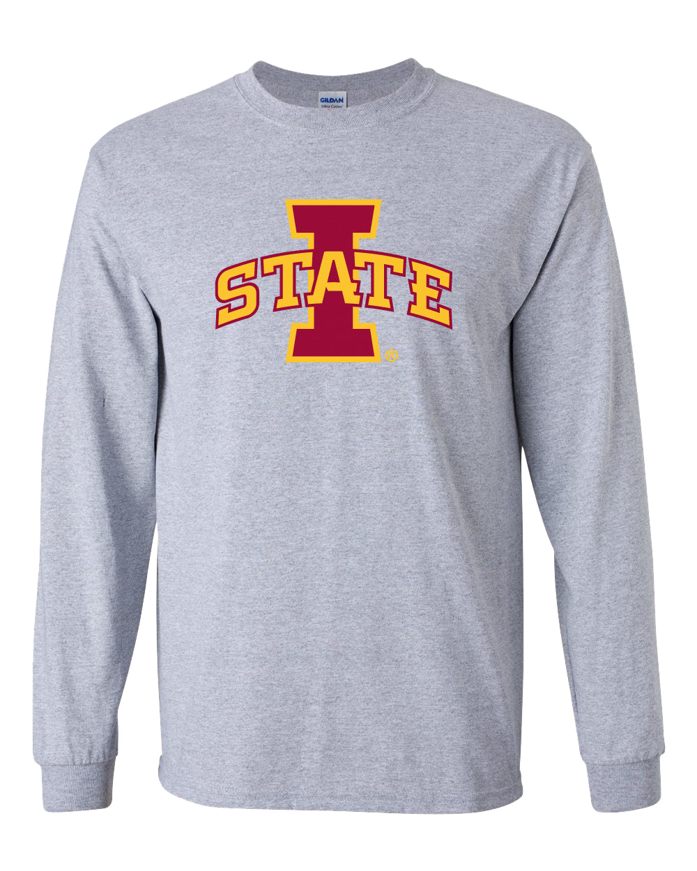 Iowa State Cyclones Long Sleeve Tee Shirt - ISU I-STATE Logo