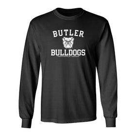 Butler Bulldogs Long Sleeve Tee Shirt - Butler Bulldogs Arch Primary Logo