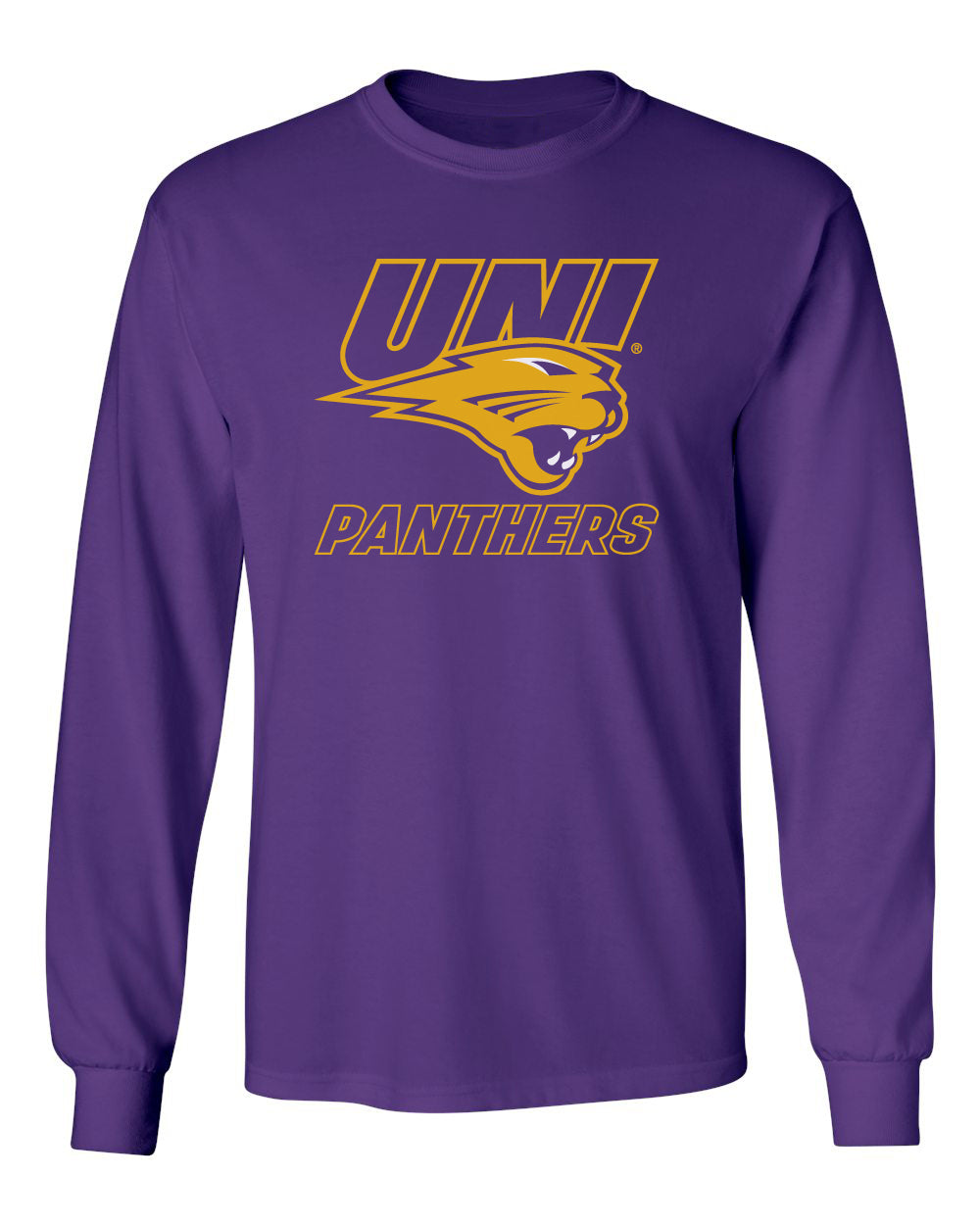 Northern Iowa Panthers Long Sleeve Tee Shirt - UNI Power Logo
