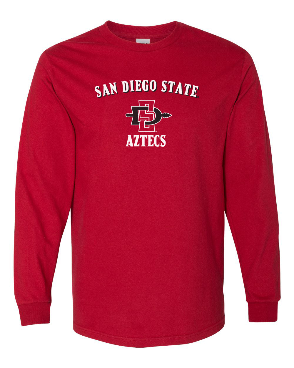 San Diego State Aztecs Long Sleeve Tee Shirt - SDSU Primary Logo