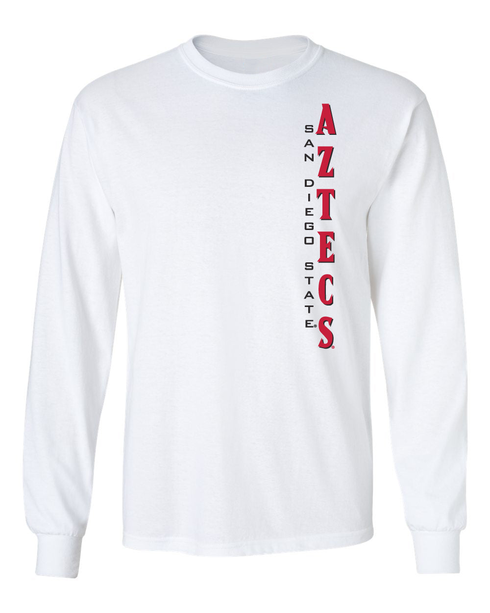 San Diego State Aztecs Long Sleeve Tee Shirt - Vert SDSU Aztecs