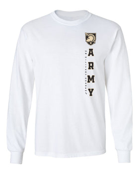 Army Black Knights Long Sleeve Tee Shirt - Vertical United States Military Academy