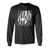 Utah Utes Long Sleeve Tee Shirt - Utah Utes Football Image