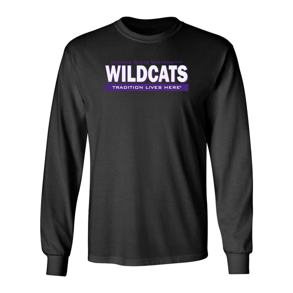 K-State Wildcats Long Sleeve Tee Shirt - Wildcats Tradition Lives Here